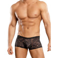 Load image into Gallery viewer, Stretch Lace Mini Short Black Xl