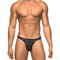 Load image into Gallery viewer, Stretch Lace Bong Thong Black L/Xl