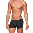Load image into Gallery viewer, Seamless Sleek Short W/Sheer Pouch Black S