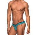 Load image into Gallery viewer, Tranquil Abyss Mini Bikini Seafoam/Blk Large