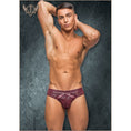 Load image into Gallery viewer, Dazzle Insert Thong Burgundy L/Xl