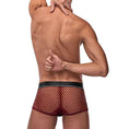Load image into Gallery viewer, Cock Pit Net Mini Cock Ring Short Burgundy L