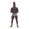 Load image into Gallery viewer, Sexagon Mini Short Grey Small