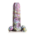 Load image into Gallery viewer, Creature Cocks Dragon Spawn Dragon Ovipositor Silicone Dildo With Eggs