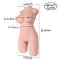 Load image into Gallery viewer, Miah Half Body sex doll with skeleton