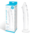 Load image into Gallery viewer, Glas 12" Glass Dildo With Veins & Flat Base
