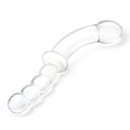 Load image into Gallery viewer, Glas 12.5" Girthy Double Sided Dong With Anal Bead Grip Handle
