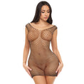 Load image into Gallery viewer, Electric Lingerie Fishnet Tank Mini Dress O/S
