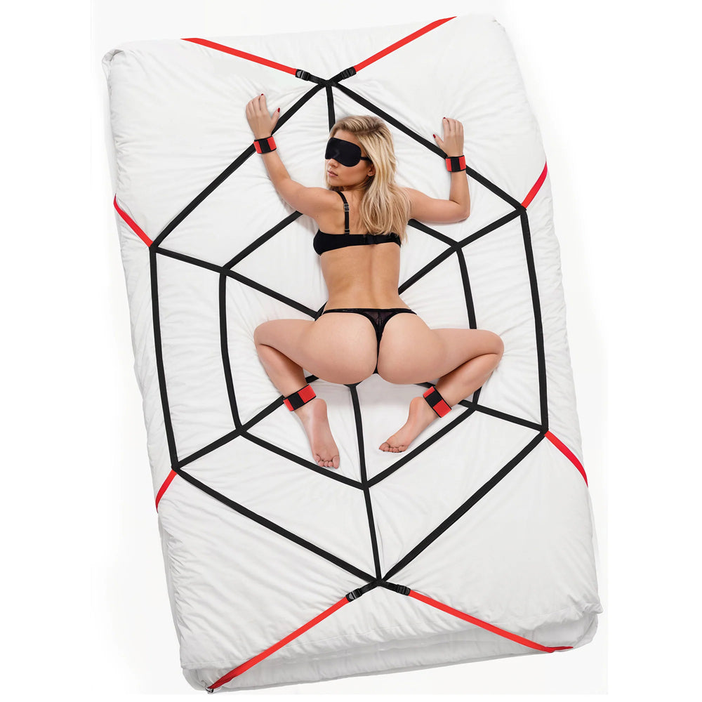 Webbed Up Bedspreader Restraint System