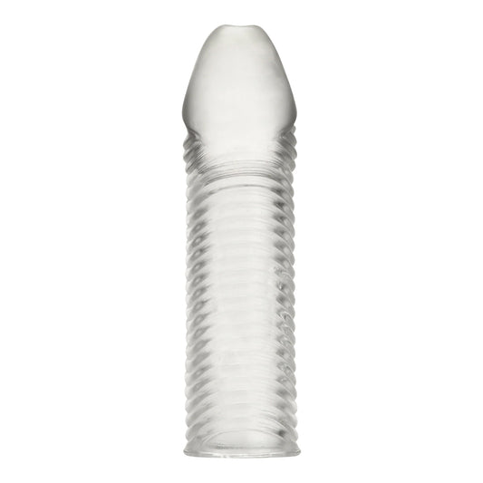 6.5&quot; Wavy Ribbed Penis Extension