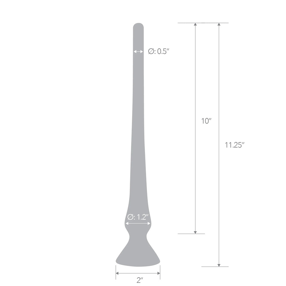 11.75&quot; Ultra Deep Dive Butt Plug