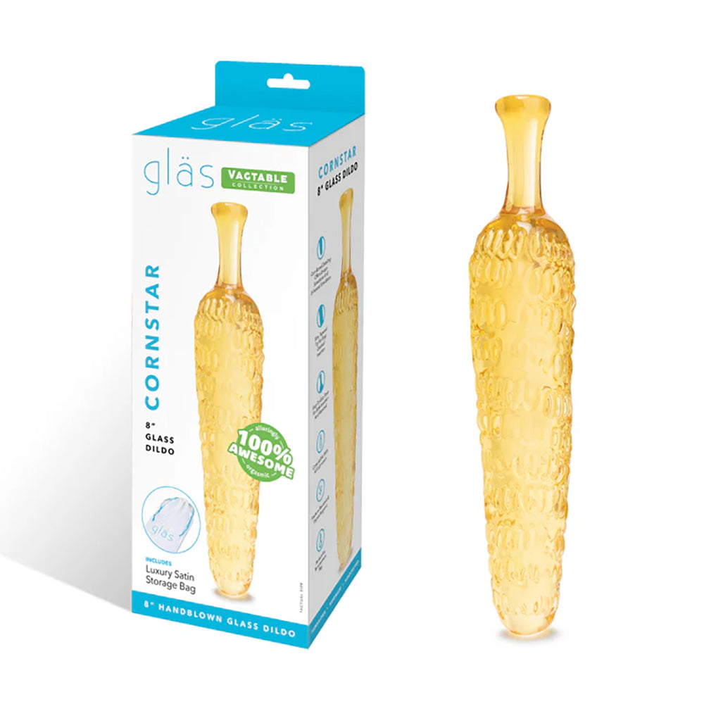 Glas Cornstar 8" Glass Dildo