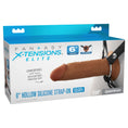 Load image into Gallery viewer, Fantasy X-Tensions Elite 6" Silicone Hollow Strap-On Dual Density Brown
