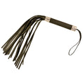 Load image into Gallery viewer, 18" PVC Vegan Leather Flogger Black
