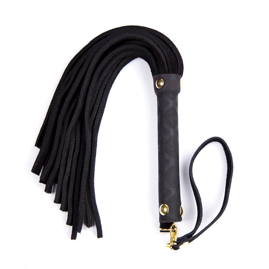 Mini Leather Flogger Black