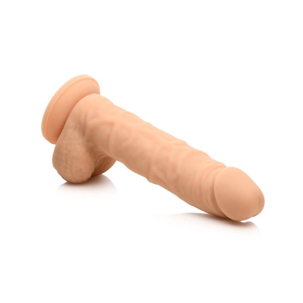 Easy Riders 7" Silicone Dildo With Balls Light