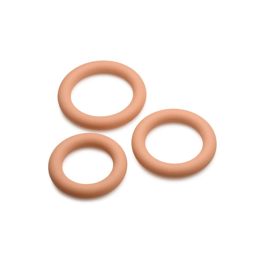 Jock Discrete Silicone Cock Ring Set Medium