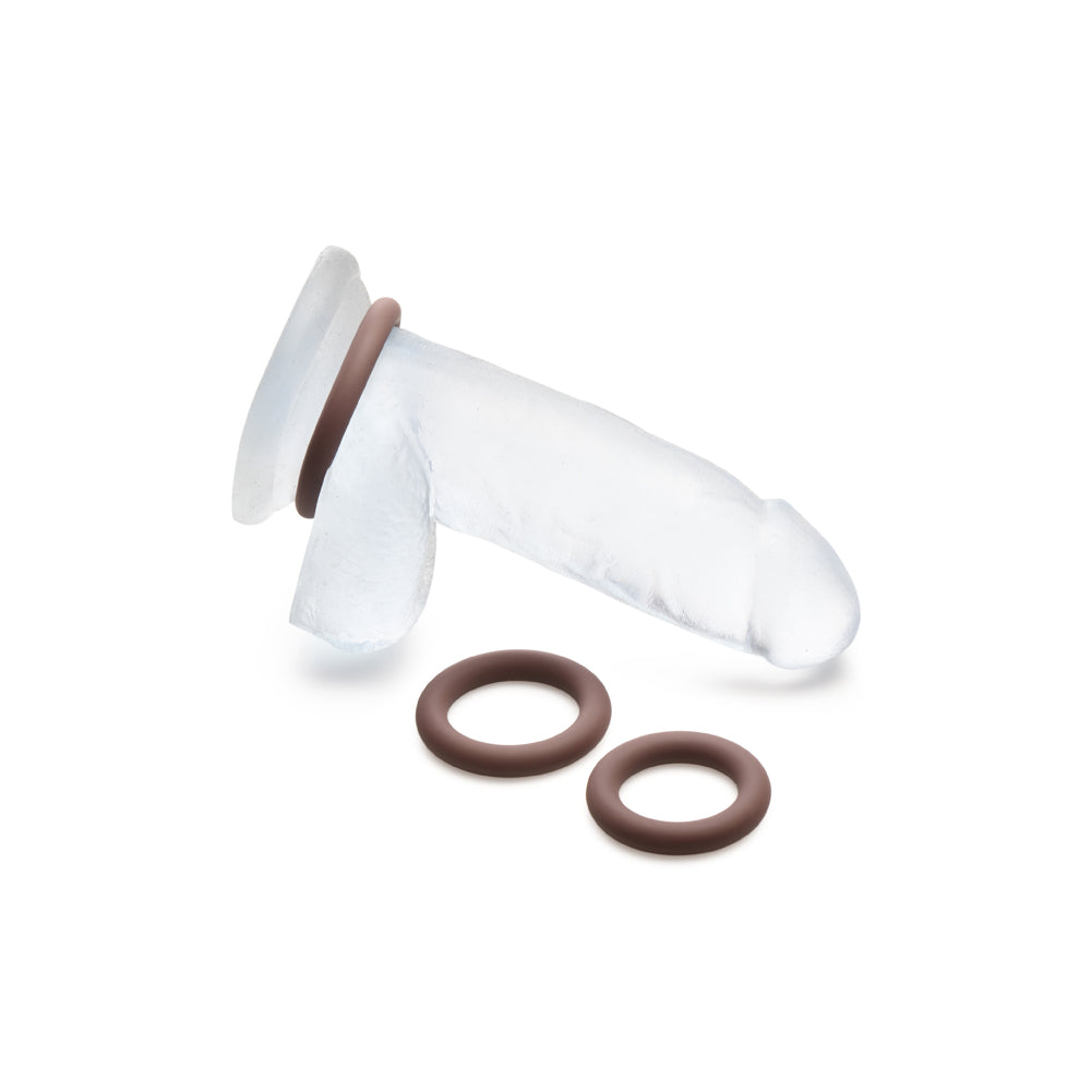 Jock Discrete Silicone Cock Ring Set Dark