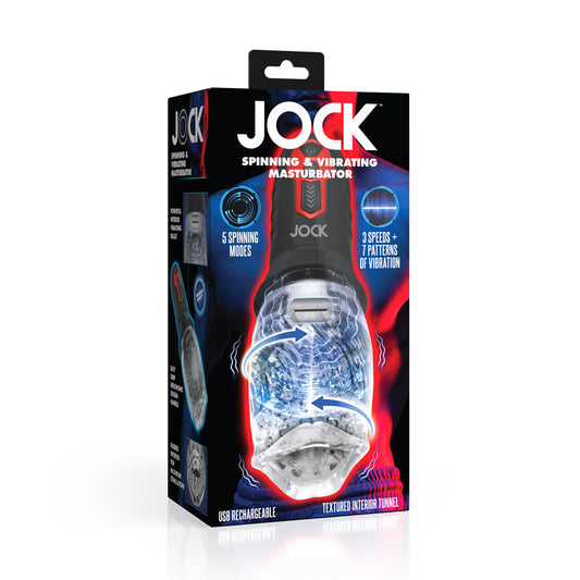 Jock Spinning & Vibrating Masturbator