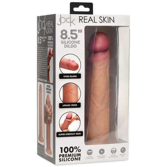 Jock Real Skin 8.5&quot; Silicone Dildo Medium