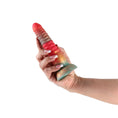 Load image into Gallery viewer, Colours Stacked 6" Dildo Red/Gold
