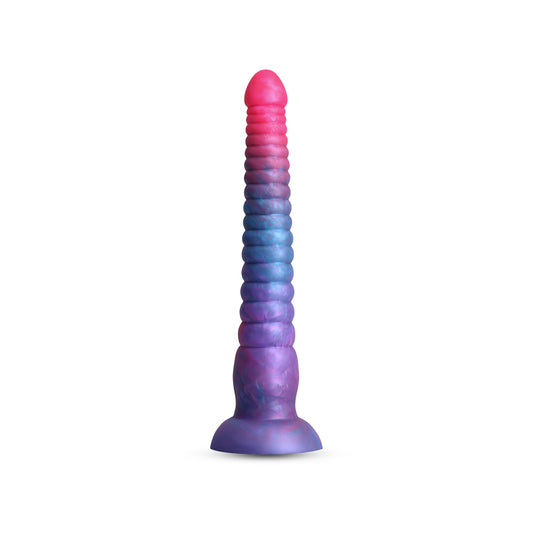 Colours Stacked 9&quot; Dildo Pink/Blue