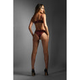 Load image into Gallery viewer, Lace-Up Bra & Crotchless Panty M/L
