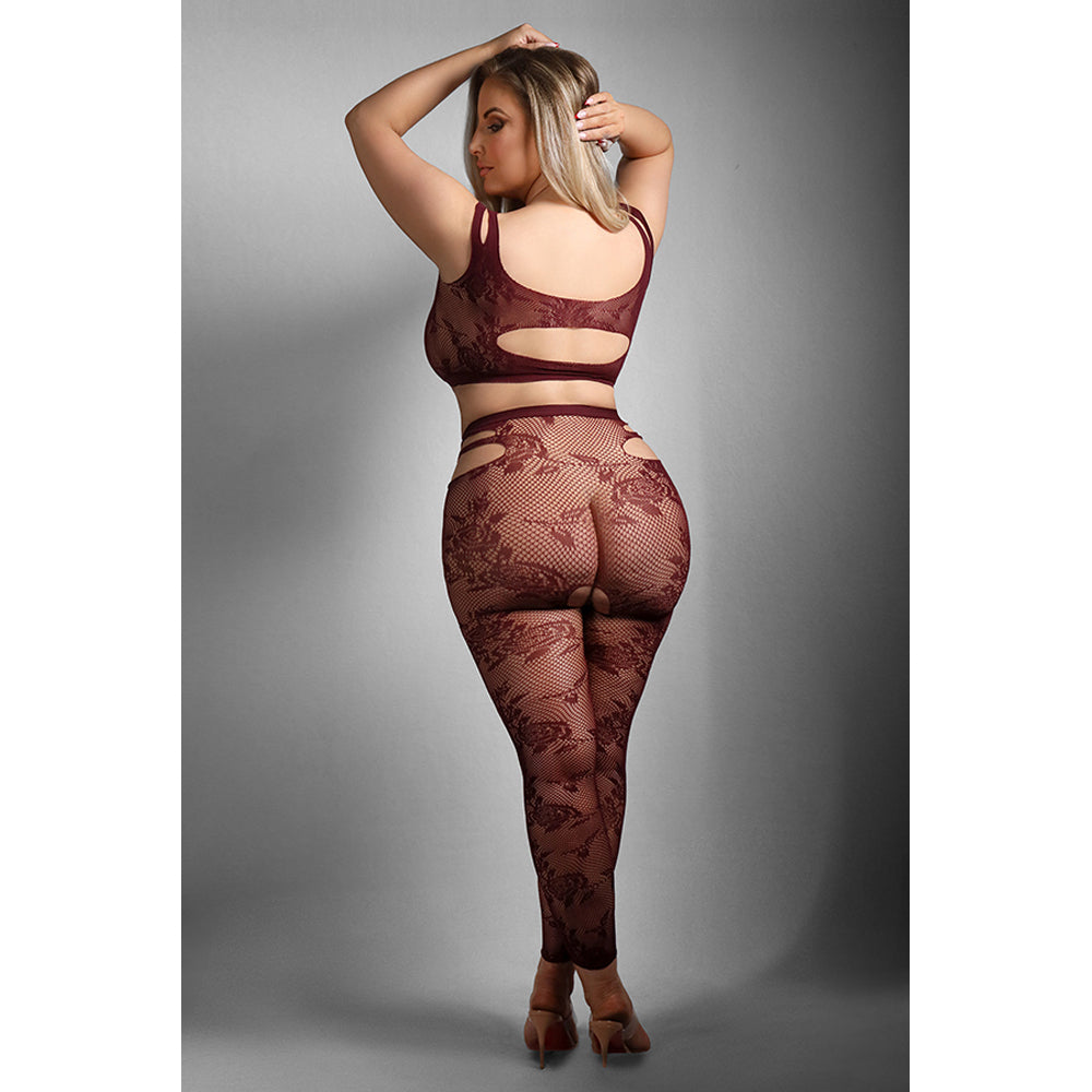 Undivided Attention Top & Crotchless Tights Queen Size