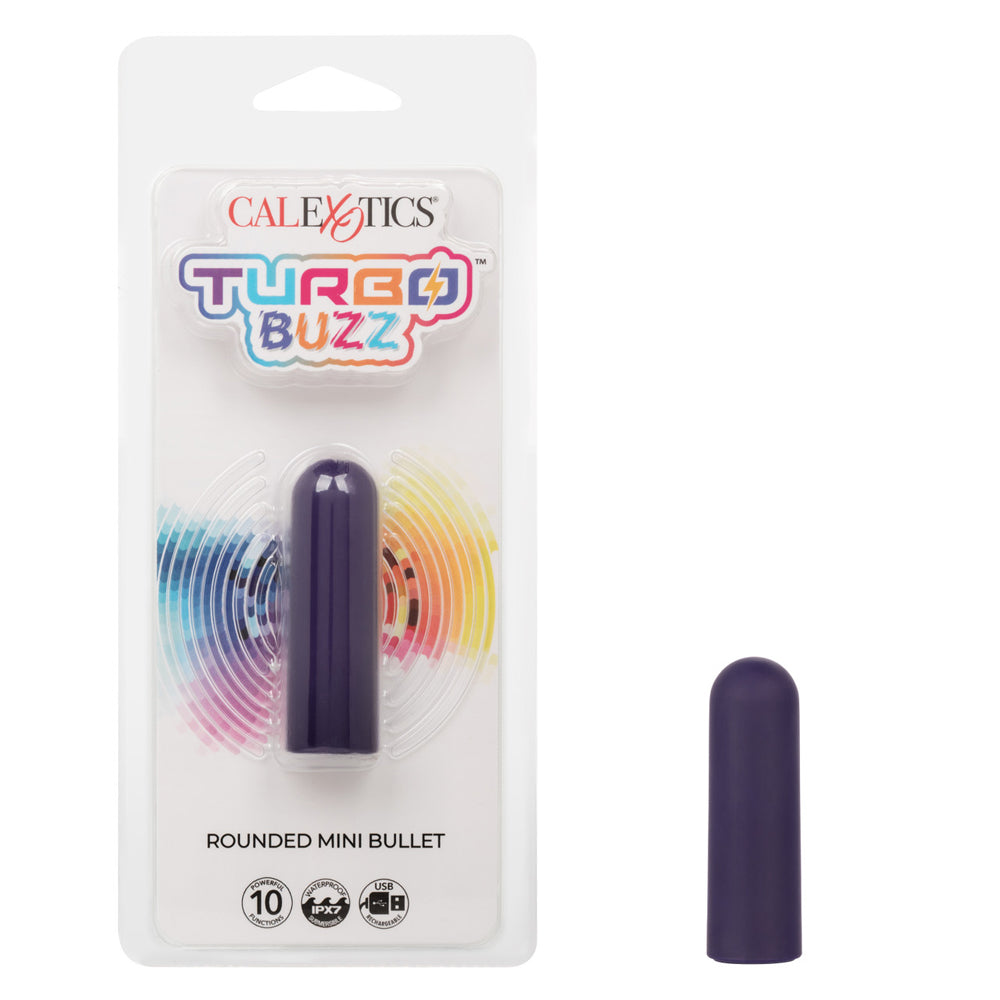 Turbo Buzz Rounded Mini Bullet Purple