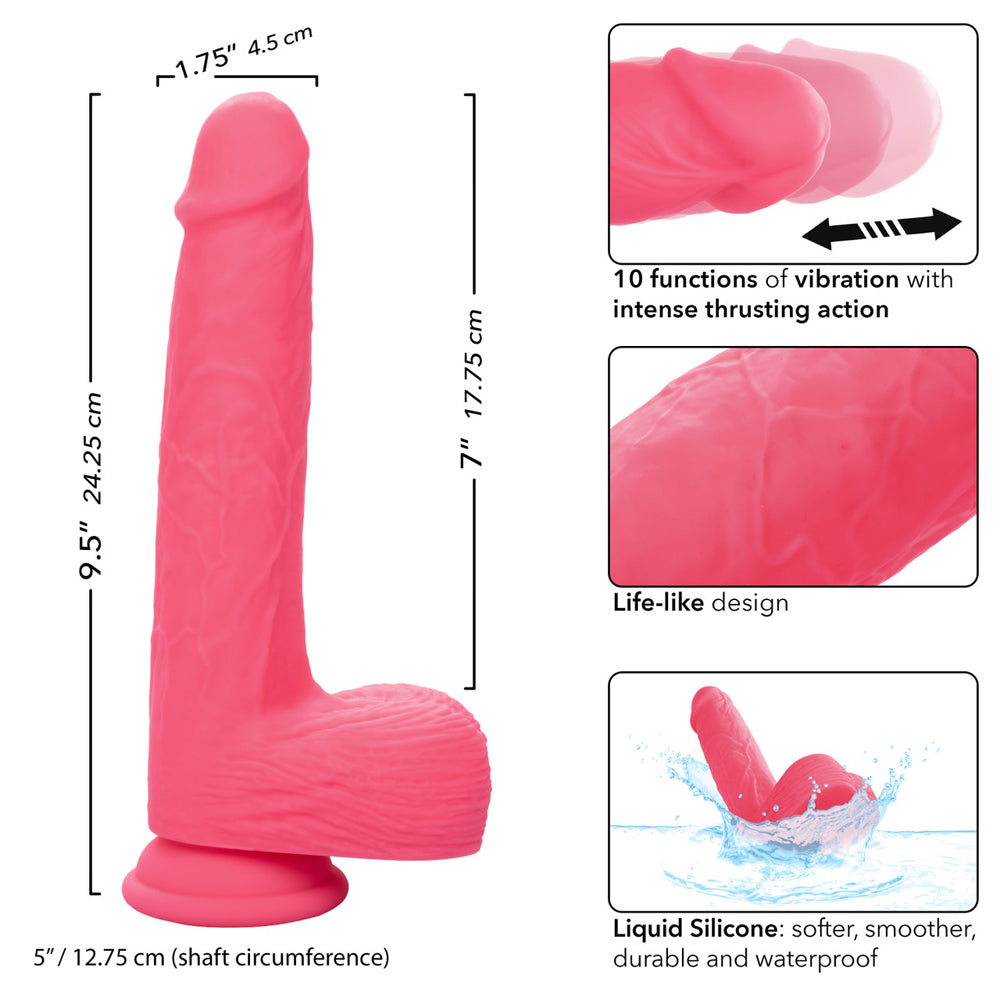 Rechargeable Rumbling & Thrusting Silicone Studs