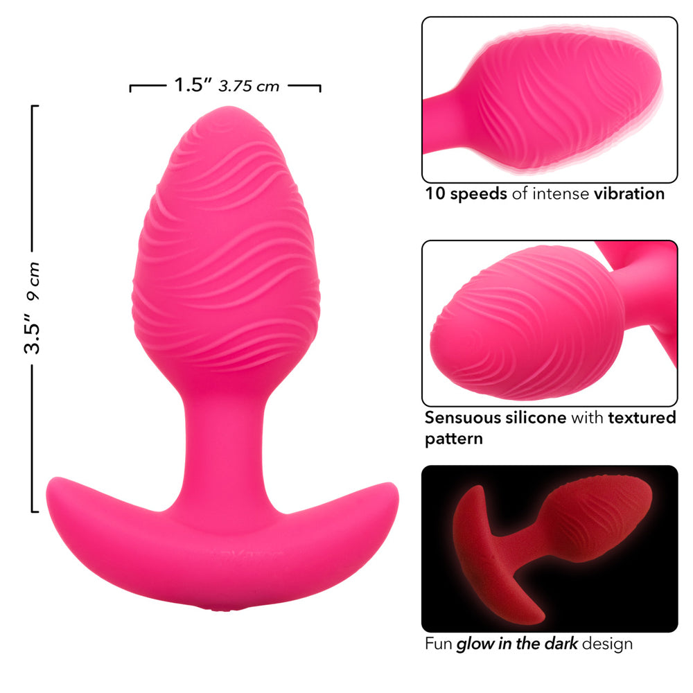 Cheeky Vibrating Glow-In-The-Dark Butt Plug