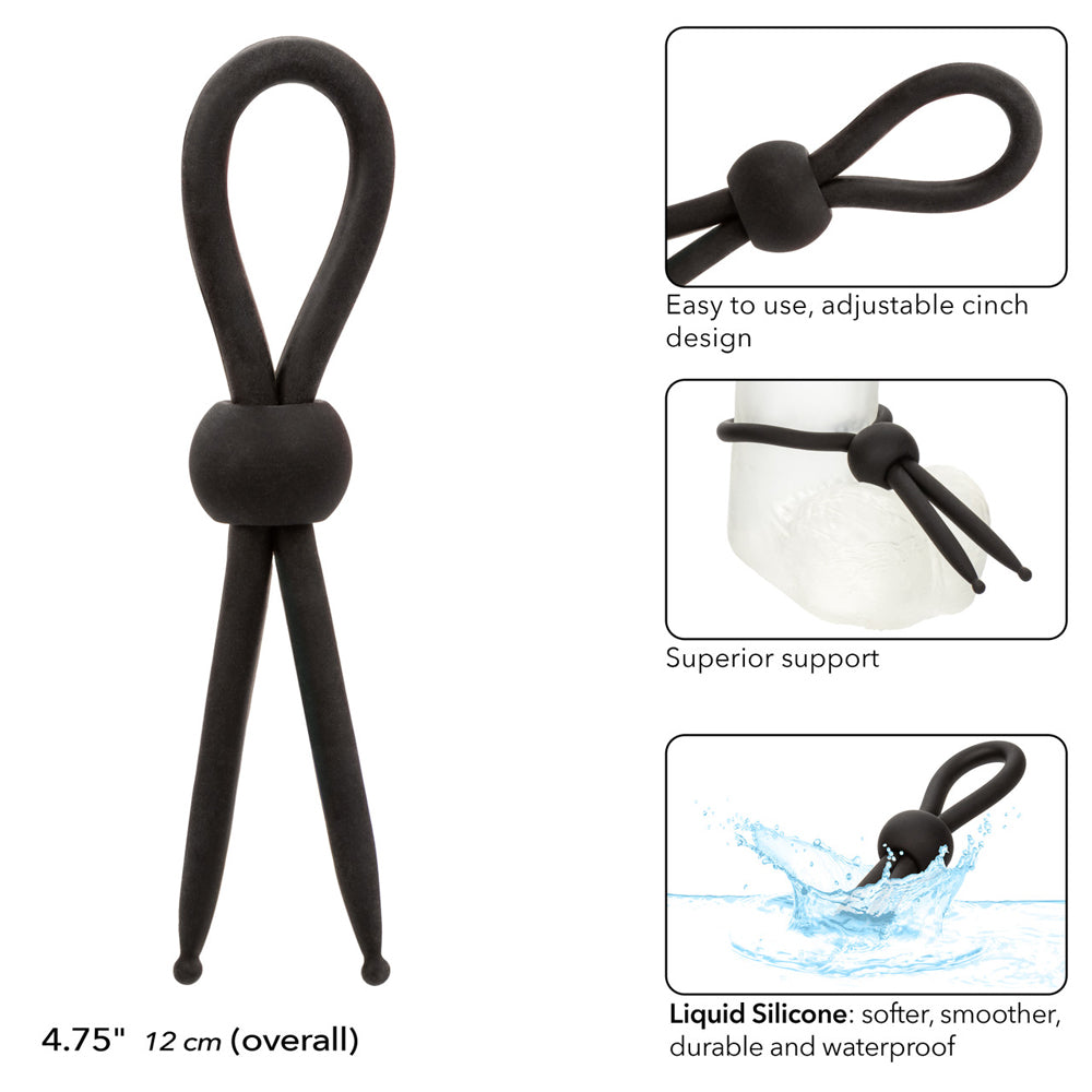 Alpha Liquid Silicone Lasso Black