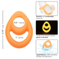 Load image into Gallery viewer, Alpha Glow-In-The-Dark Liquid Silicone Teardrop Ring
