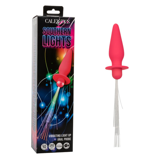 Southern Lights Vibrating Light Up Anal Probe Pink