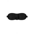 Load image into Gallery viewer, Ouch! Black & White Satin Curvy Eye Mask With Elastic Straps
