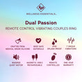 Load image into Gallery viewer, ID Dual Passion Couples Remote Control Vibrating Ring
