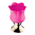 Load image into Gallery viewer, Goddess Diamond Bloom Massager Fushcia
