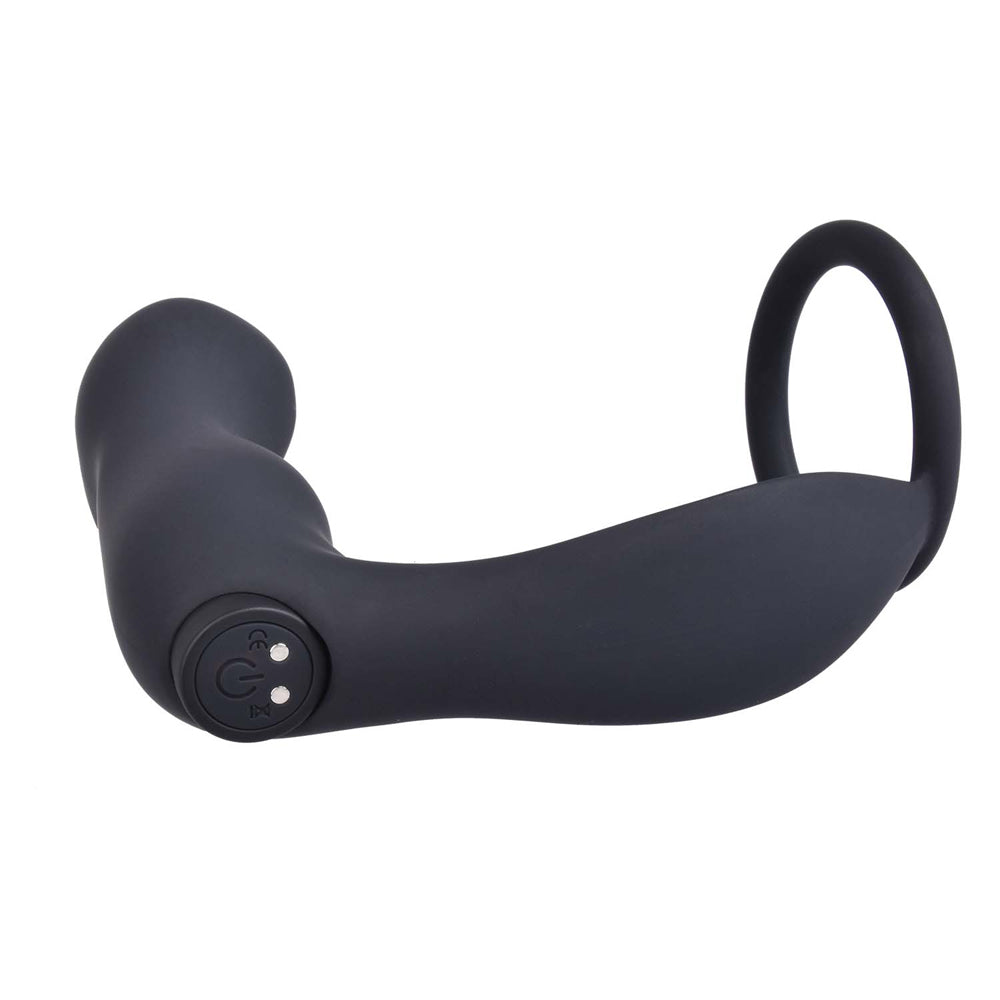 Ass-Sation Remote Contoured Anal Plug Black