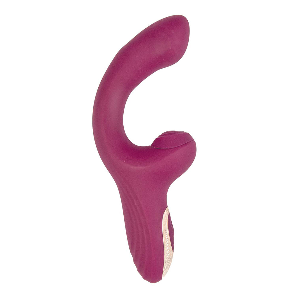 Blaze Heat-Up Thumper Massager Eggplant