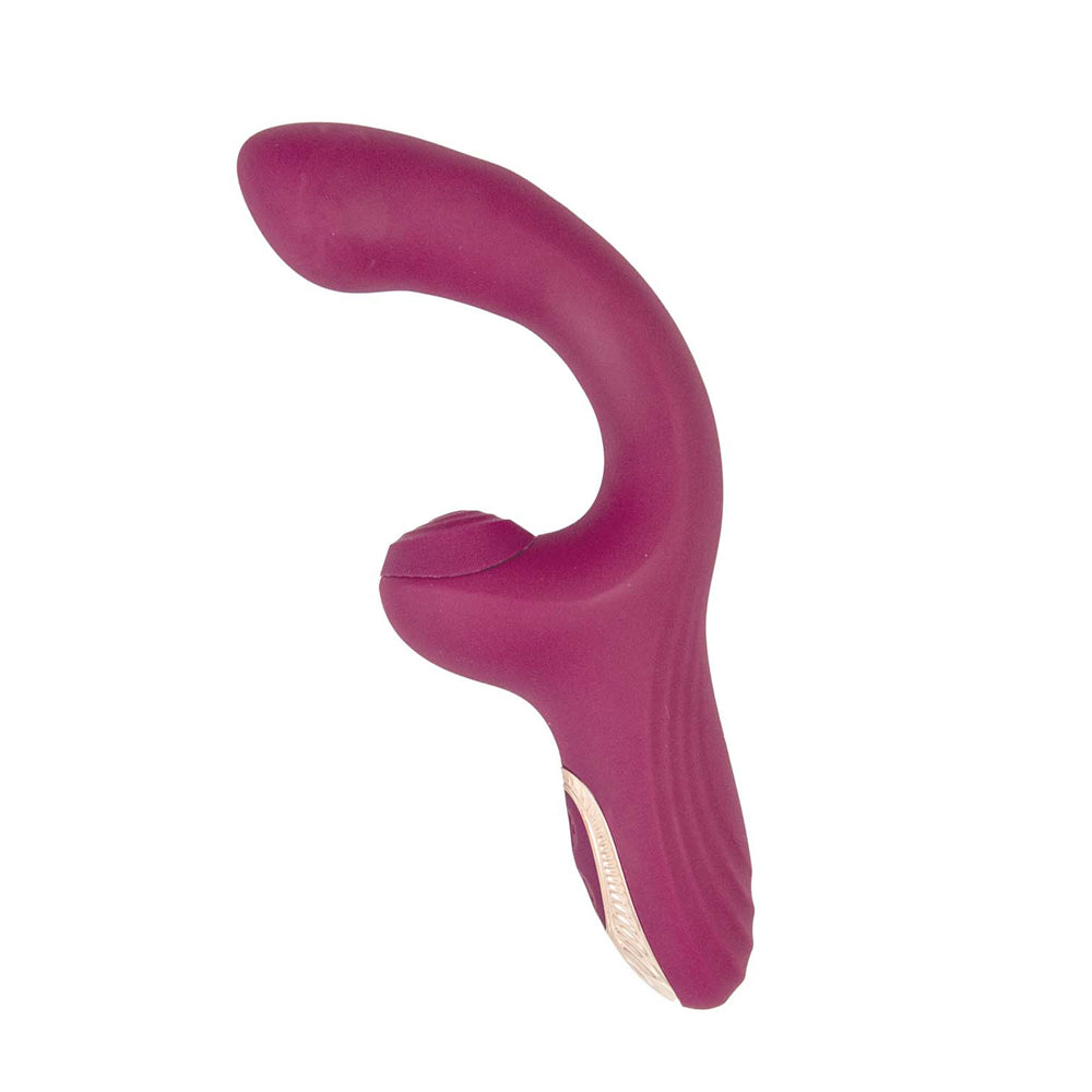 Blaze Heat-Up Thumper Massager Eggplant