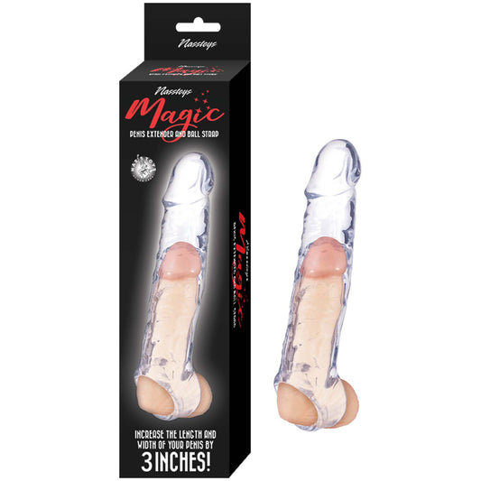 Magic Penis Extender & Ball Strap 6.5&quot; Clear