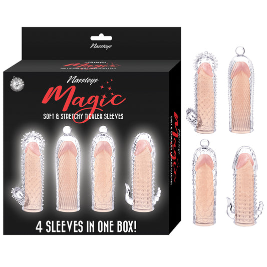 Magic Soft & Stretchy Tickler Sleeves Clear