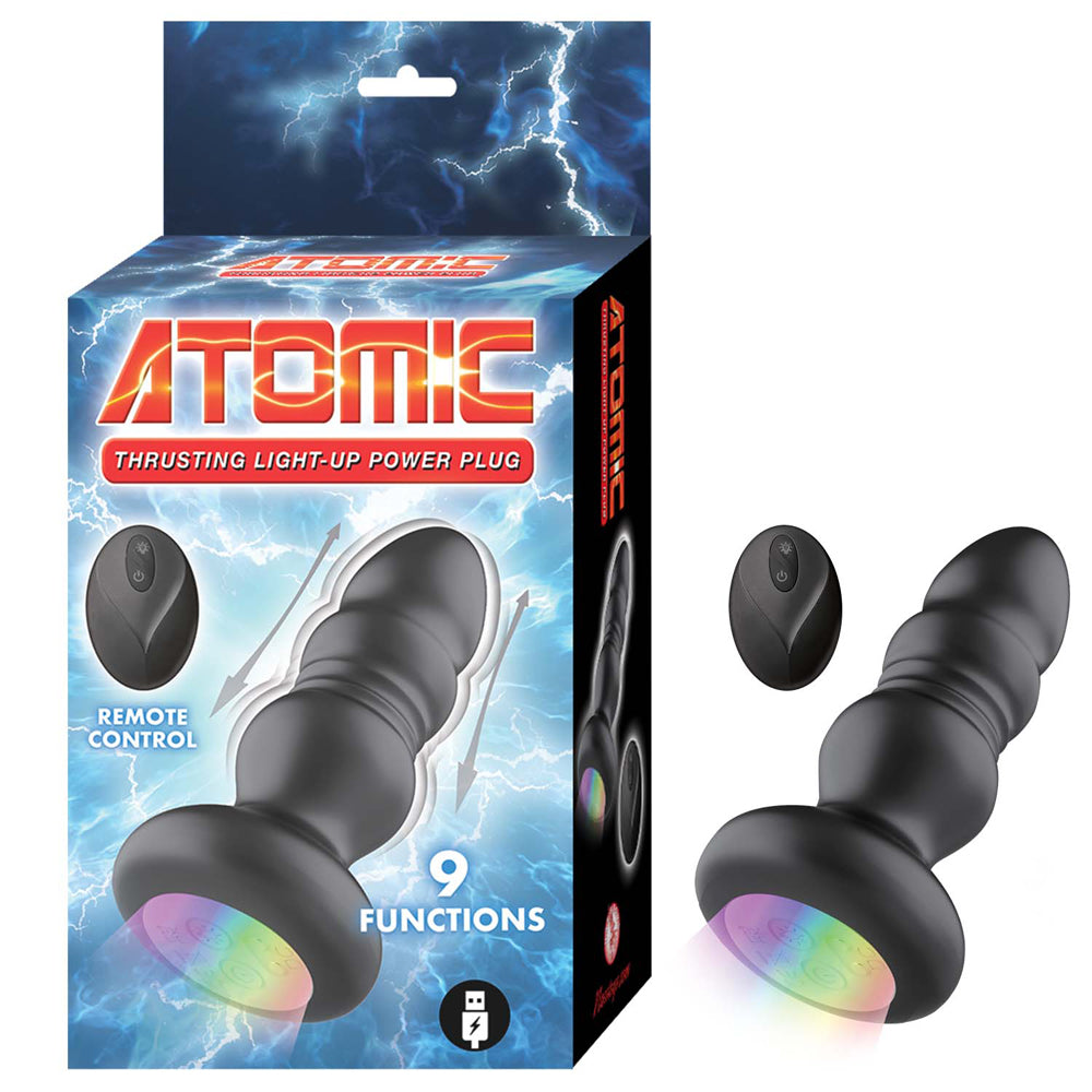 Atomic Thrusting Light-Up Power Plug Black