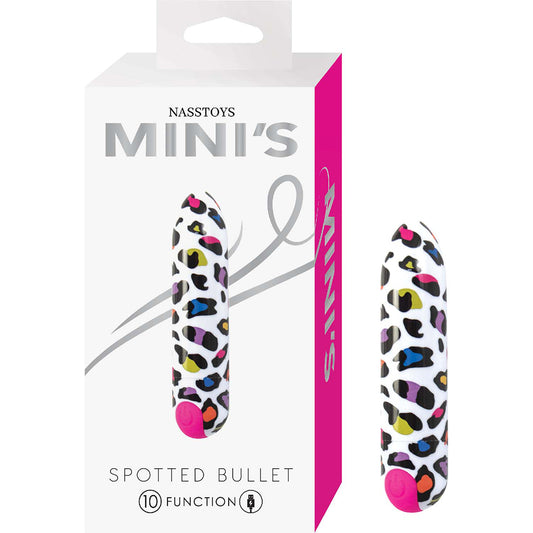 Nasstoys Mini&#39;s Spotted Bullet White