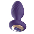 Load image into Gallery viewer, The Royale Rotating Anal Plug Purple
