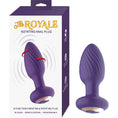 Load image into Gallery viewer, The Royale Rotating Anal Plug Purple
