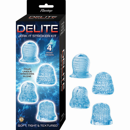 Delite Jerk It Stroker Kit Blue