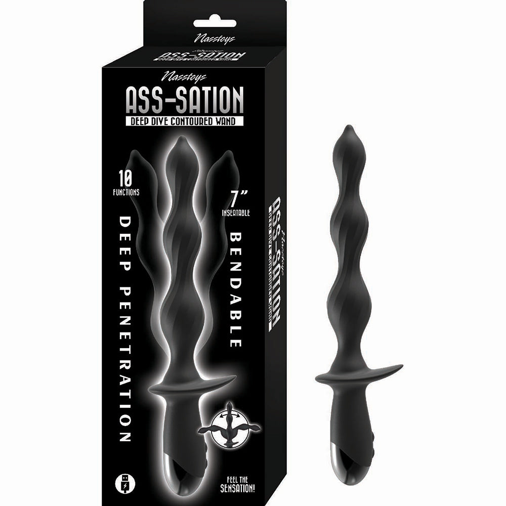Ass-Sation Deep Dive Contoured Wand Black