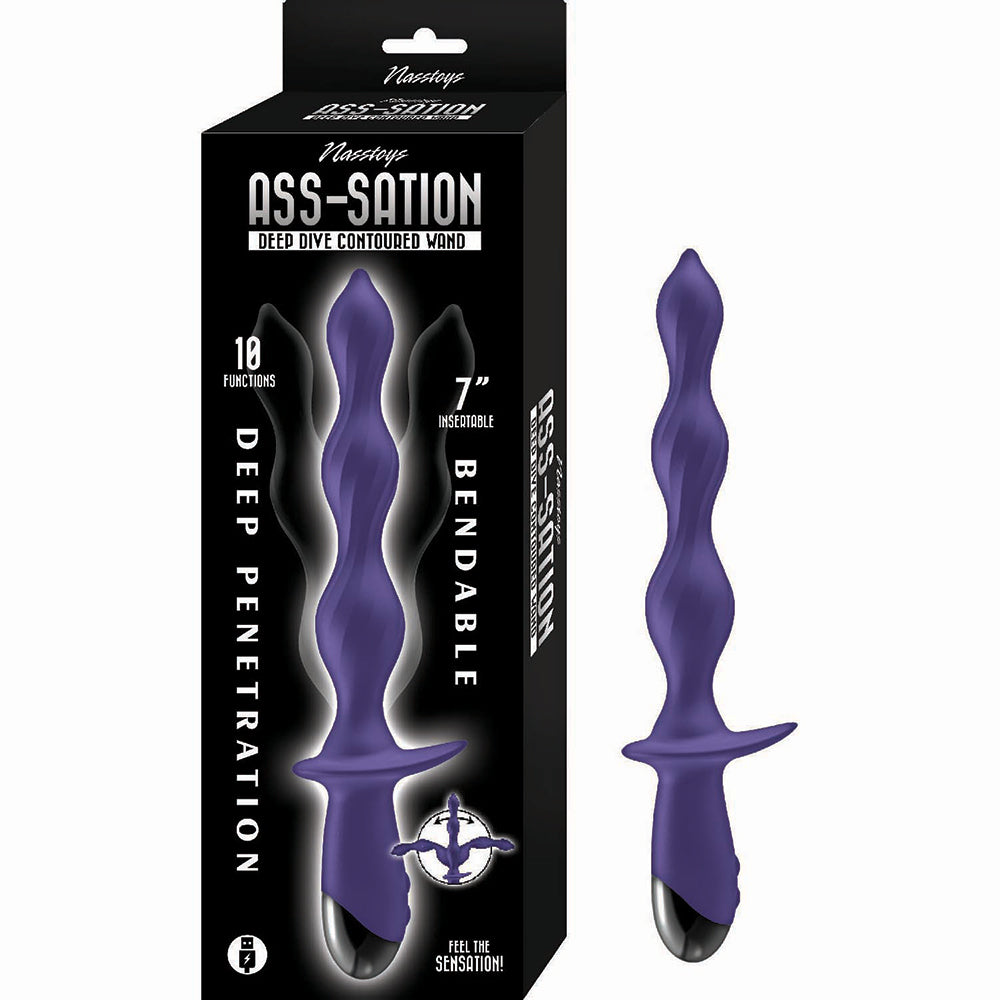Ass-Sation Deep Dive Contoured Wand Purple