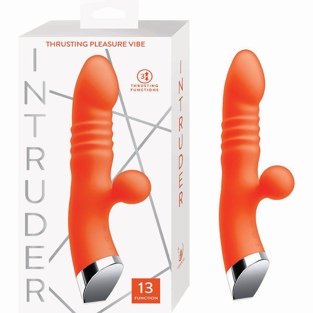 Intruder Thrusting Pleasure Vibe Tangerine